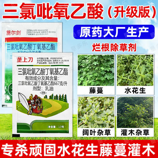 三氯吡氧乙酸杀藤类藤蔓灌木葛根络石藤专用农药除草剂老牌子正品 商品图2