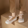 西村名物2025年秋季新款厚底增高舒适透气系带运动板鞋T25CM36088 商品缩略图2