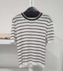 臣禾	【两色条纹T】16针莱赛尔正肩圆领休闲T恤	JZ252050122 商品缩略图3
