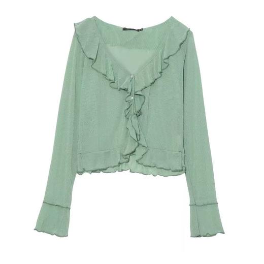 【诗铭洛可】W478防晒服夏日仙女开衫银丝外搭C5-1 商品图2