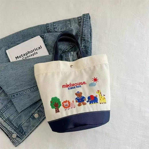 【手提包合集】日系帆布包miki手提包礼品袋 伴手礼拎袋 儿童妈咪包 商品图3