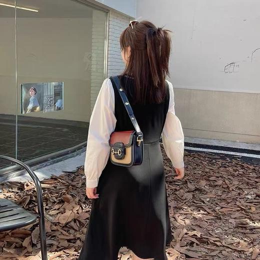 双十二福利 【诗铭洛可】XCA0028连衣裙假两件甜美学院风裙子 商品图2