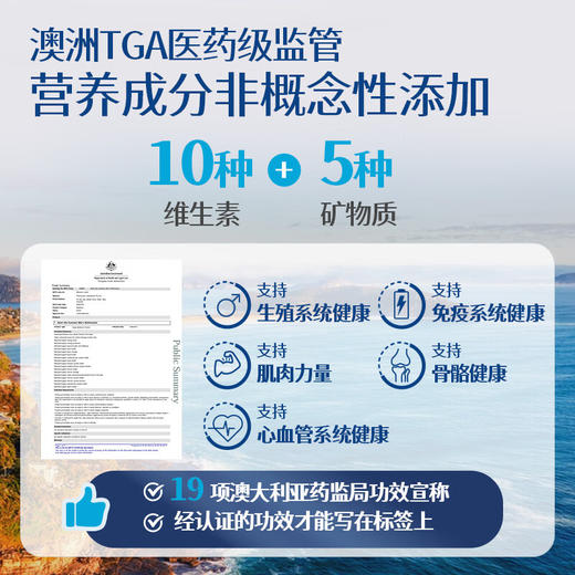 佳思敏（Nature's Way）澳萃维 男性复 合 维生素软糖 100粒/瓶 含多种维生素B族维C镁锌硒生物素 【15种男性营养】 商品图4