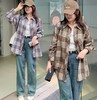 【诗铭洛可】W1118格子宽口袋衬衫显瘦色织格A6-2/A7-2/A8-2 商品缩略图2