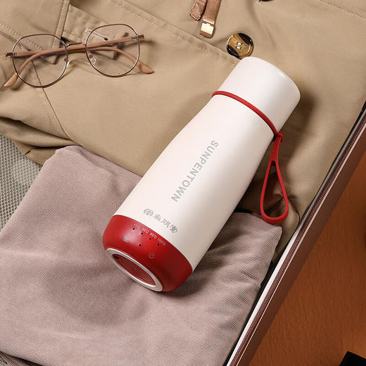 【多样屋专柜】尚朋堂电热水杯旅行迷你便携式冲奶恒温烧水杯 商品图5