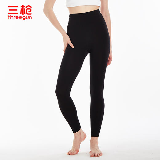 Threegun三枪 【维耐寒】薄加暖女士打底裤长裤保暖秋裤-60808B211 商品图4