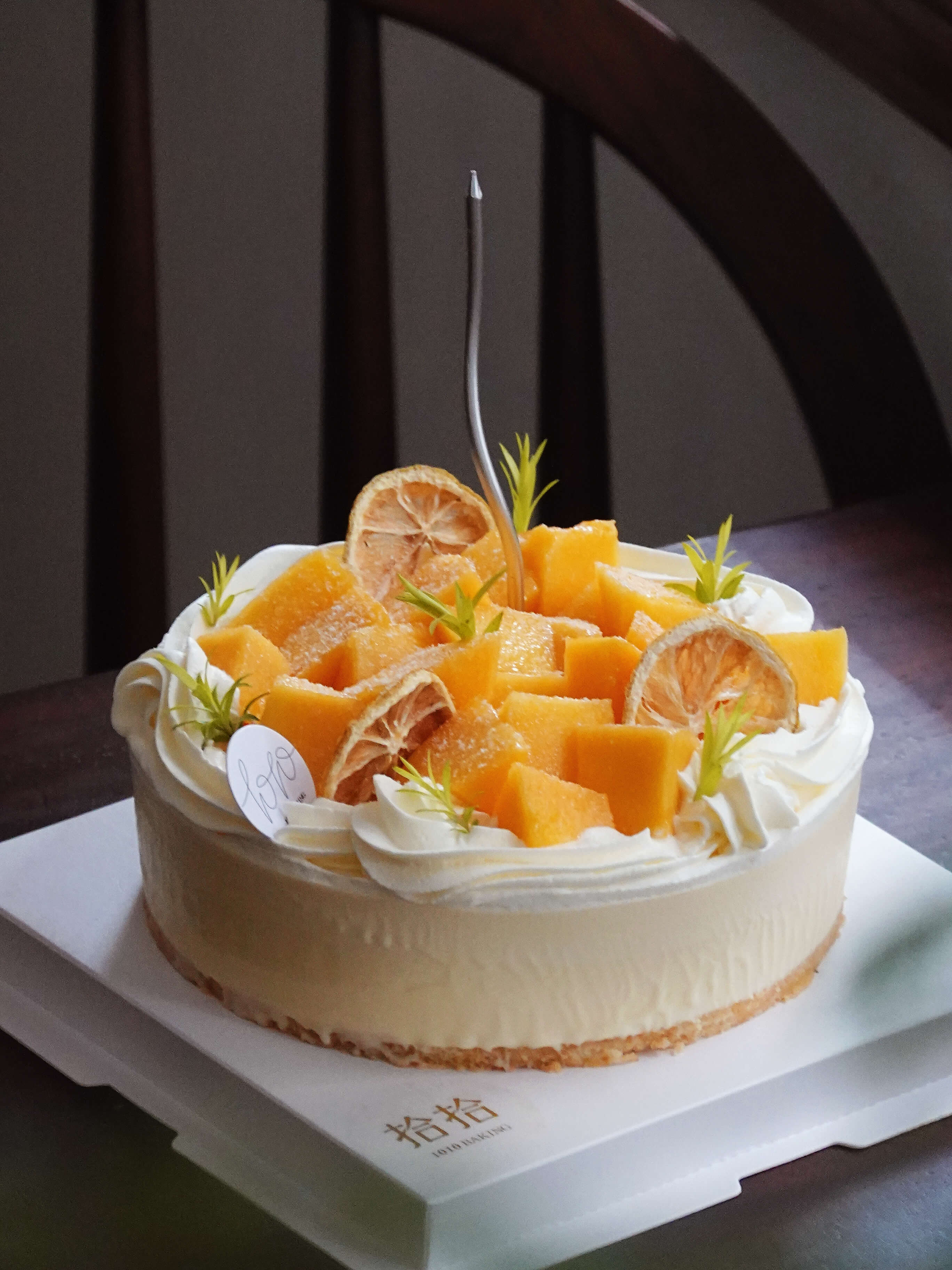 整个6寸【百香果冻芝士蛋糕】Passion fruit Cheese Cake（提前3小时预订）