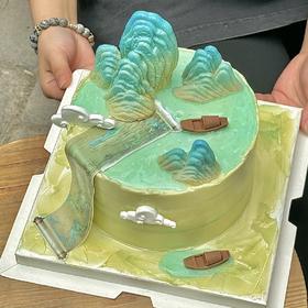 【江山】男生新中式氛围感蛋糕