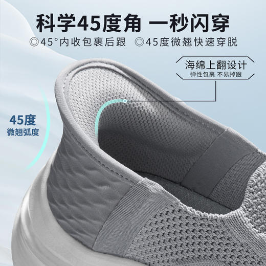 春节不打烊~正儿八经专柜品质【休闲运动闪穿鞋】厚底款⚠️超强踩屎感💥脚感真的很牛❗️减震飞织一脚蹬闪穿鞋！软弹缓震，⁮久穿不累脚~ 商品图3