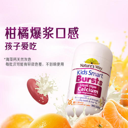 佳思敏（Nature's Way）儿童液体海藻钙 30粒 商品图7