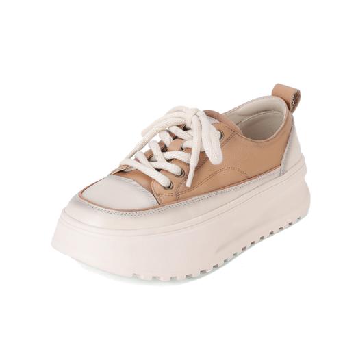 西村名物2025年秋季新款厚底增高舒适透气系带运动板鞋T25CM36088 商品图8