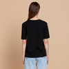 EITIE爱特爱夏季新款百搭打底舒适弹力圆领印花T恤女7702404 商品缩略图5