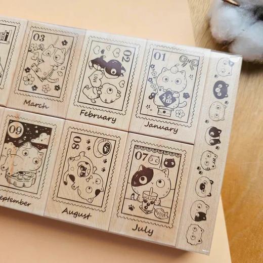 MICIA 猫猫邮票印章 6*4x12  2*12x2 商品图4