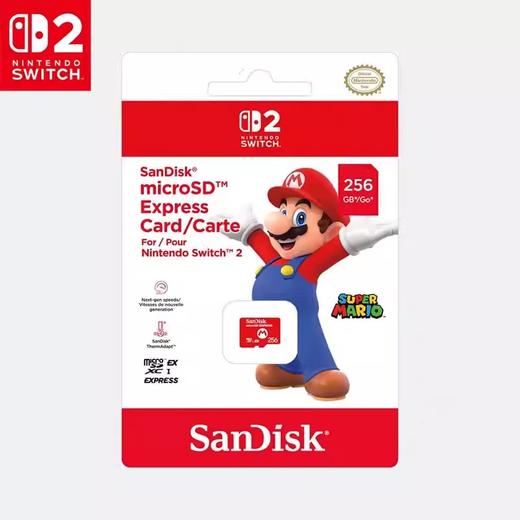 闪迪 Switch2配件 NS2 专用内存卡 microSD Ex TF卡 商品图0