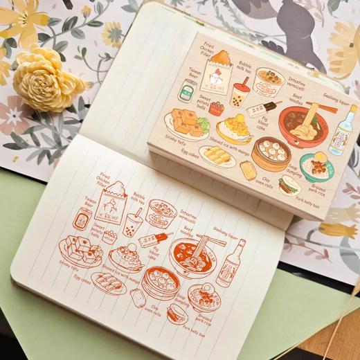 MICIA 早安豆浆店 台湾小吃 枫木印章 9x12.8cm 商品图3