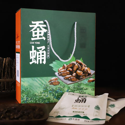 山东淄博周村特产聚合斋即食熟五香香酥麻辣蚕蛹任选包邮 商品图0