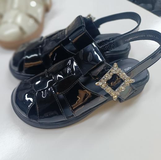 西村名物夏季新款舒适百搭厚底跟脚罗马凉鞋U23BG23231 商品图1