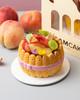 鲜果夏洛特蜜桃慕斯生日蛋糕 商品缩略图2