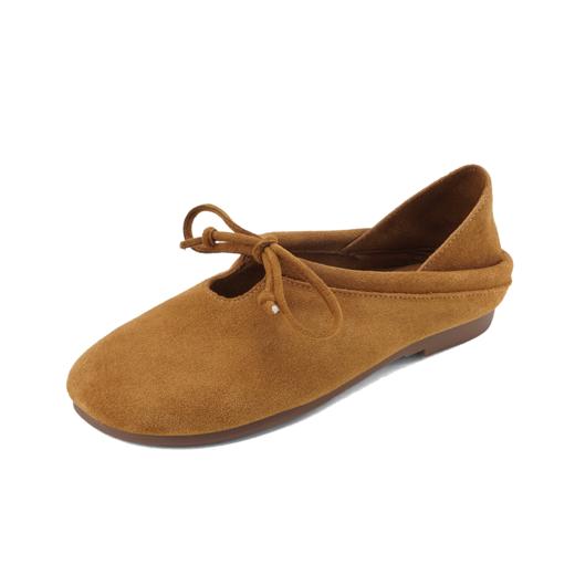 【夏季新款】2025年春季新款舒适平底软底软面新中式圆头浅口单鞋T25CM39011 商品图11