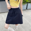 【夏季必备】【显高显瘦，时髦百搭】夏季新款女速干工装裙裤开叉设计松紧腰运动休闲五分裙裤100% 商品缩略图7
