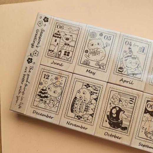 MICIA 猫猫邮票印章 6*4x12  2*12x2 商品图3