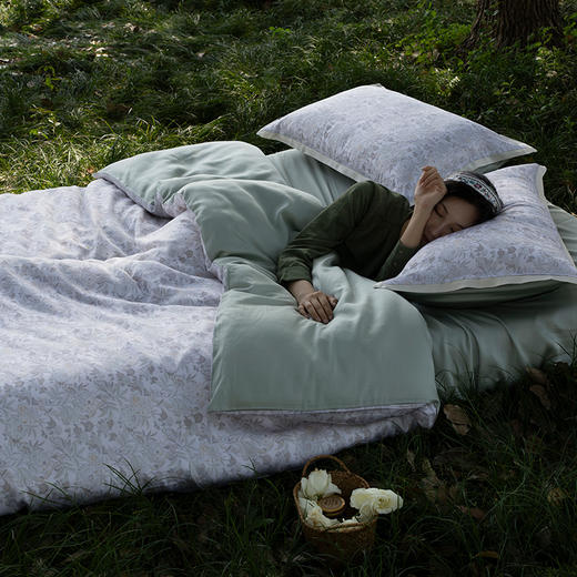 自然醒60支进口莱赛尔兰精天丝数码印花四件套HS 商品图5