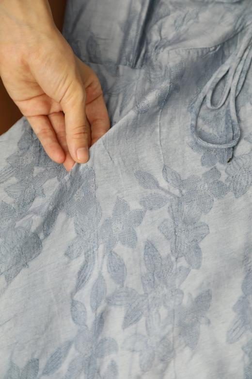 （小眠专属）LPIUTY品牌直发！蓝调花境连衣裙 C14A161【3~7天发货】 商品图10