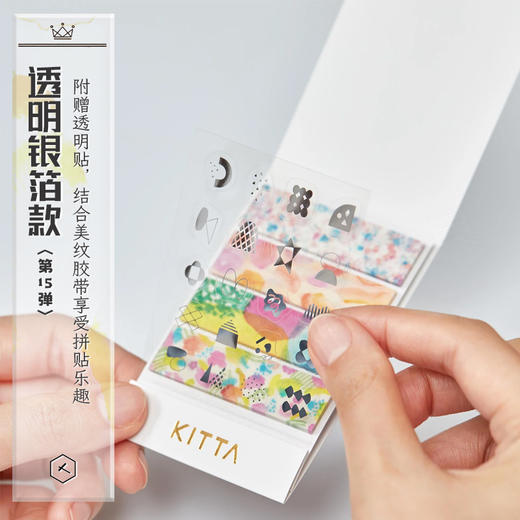 手帐胶带透明款便携kitta和纸胶带日系可爱少女手帐贴纸索引标签 商品图3