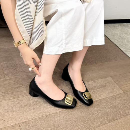 【特价不退不换】【不退不换】良木礼羊皮单鞋（088808） 商品图2