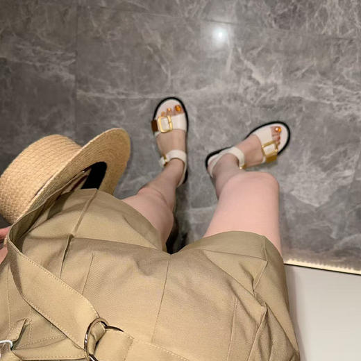 【不退不换】良木礼羊皮凉鞋（508-5） 商品图2