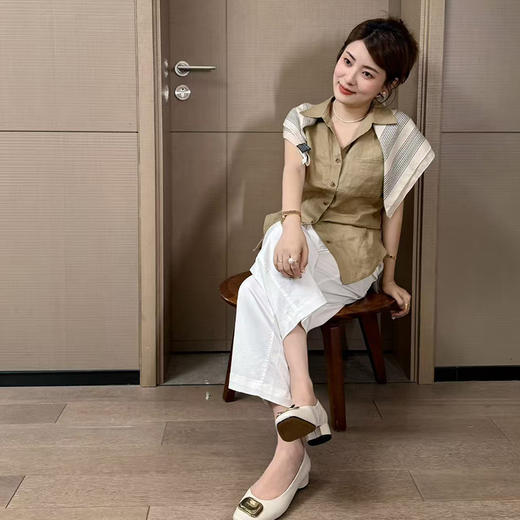 【特价不退不换】【不退不换】良木礼羊皮单鞋（088808） 商品图1