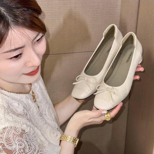 【不退不换】 良木礼羊皮鞋（605-16） 商品图2