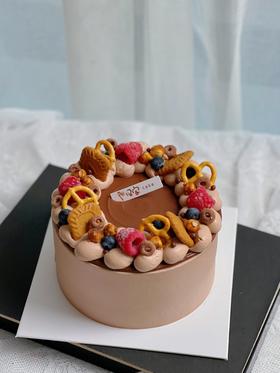 香蕉咖啡特调口味蛋糕