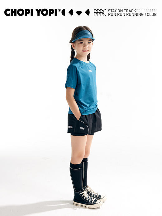 chopiyopi童装 俱乐部假两件速干运动短裤 商品图6