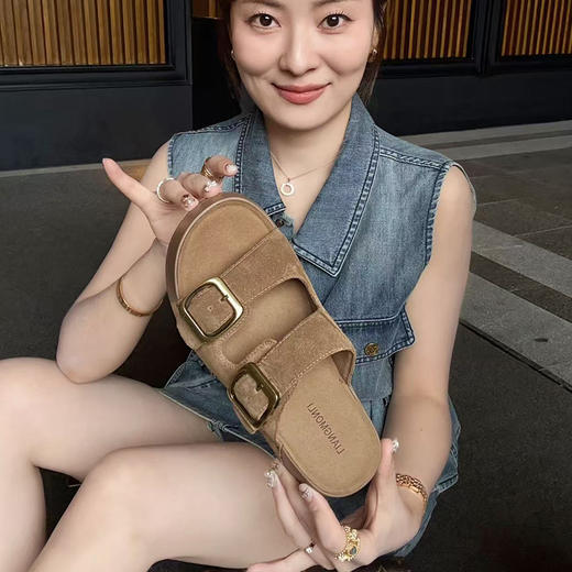 【不换不退】 良木礼牛绒皮鞋（833-9） 商品图0