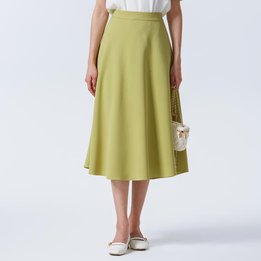 【经典爆款】EITIE爱特爱极简百搭高腰伞裙显瘦半身裙夏新款B2506620 商品图11