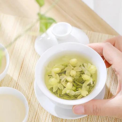 蒙顶山茶 茉莉花茶/碧螺春 茶汤清透 鲜声夺人 花香四溢 【ys】50g/罐 商品图2