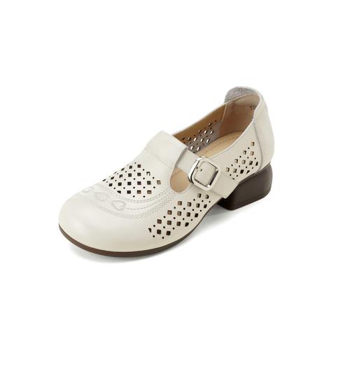 【夏季新款】西村名物2025年夏季新款舒适透气优雅百搭低跟洞洞鞋T25AH16341 商品图10