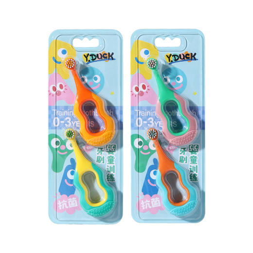 【分阶护齿抗菌儿童牙刷】2支装0-3-6-9岁 婴幼儿宝宝软毛牙刷 保护萌牙 商品图12