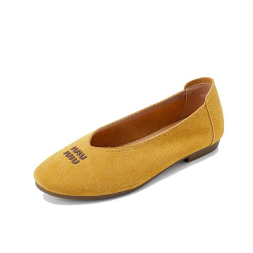 【秋季新款】西村名物2025年秋季新款舒适平底优雅百搭妈妈鞋浅口单鞋T25CE39041 商品图13