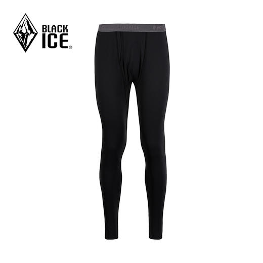 黑冰男款运动秋裤亲肤3A抗菌打底裤舒适弹力保暖内衣2211 商品图3