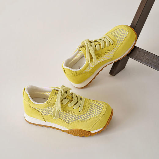 【秋季新款】西村名物2025年秋季新款舒适透气厚底防滑系带老爹鞋阿甘鞋T25CM39221 商品图7