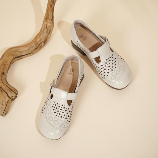 【夏季新款】西村名物2025年夏季新款舒适透气优雅百搭低跟洞洞鞋T25AH16341 商品图6