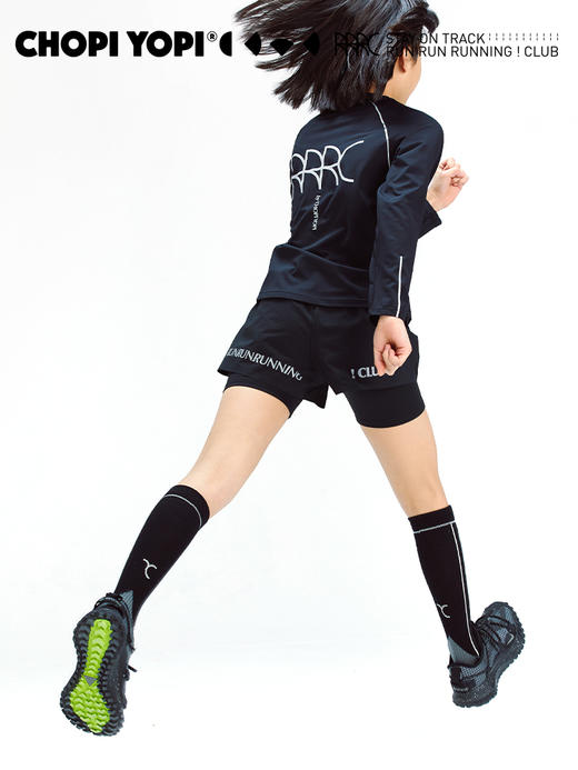chopiyopi童装 俱乐部假两件速干运动短裤 商品图7