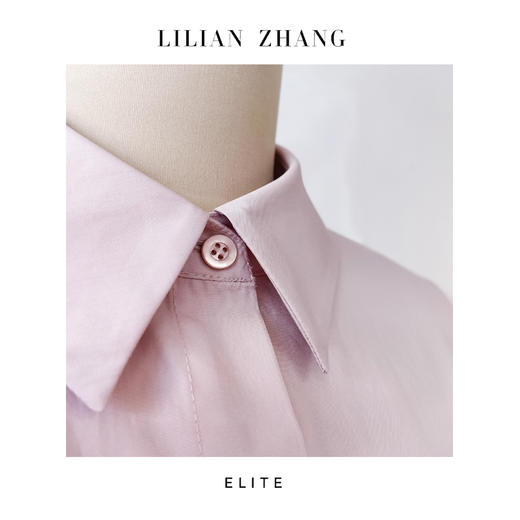 E—“定制”——静奢风——风尚之选——法式柔粉爱琴海系结通勤裙 2501067 商品图1