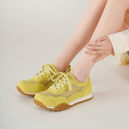 【秋季新款】西村名物2025年秋季新款舒适透气厚底防滑系带老爹鞋阿甘鞋T25CM39221 商品图4