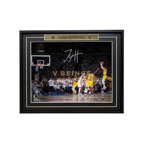 收藏系列 哈利伯顿 总决赛绝杀2 亲笔签名照片