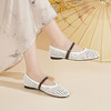 西村名物2025年夏季新款舒适透气平底编制玛丽珍单鞋洞洞鞋T25AH16571 商品缩略图6