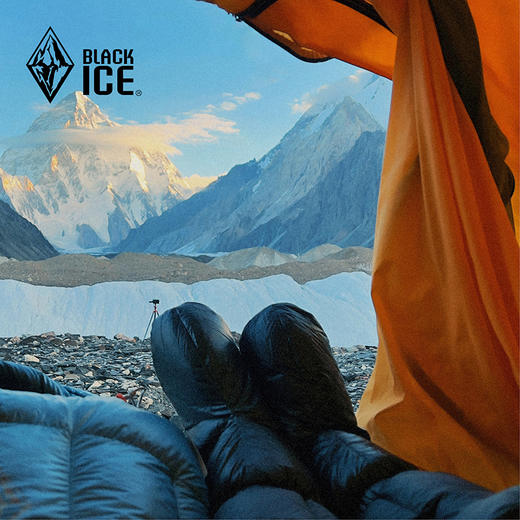 黑冰新款 户外灰鹅绒脚套 冬季室内轻量保暖羽绒袜套Z2163 商品图3