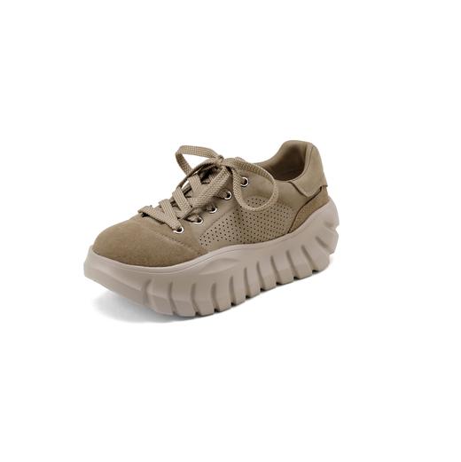 西村名物2025年春季新款舒适透气优雅百搭超轻厚底防滑系带休闲鞋勃肯鞋T25AM15591 商品图11